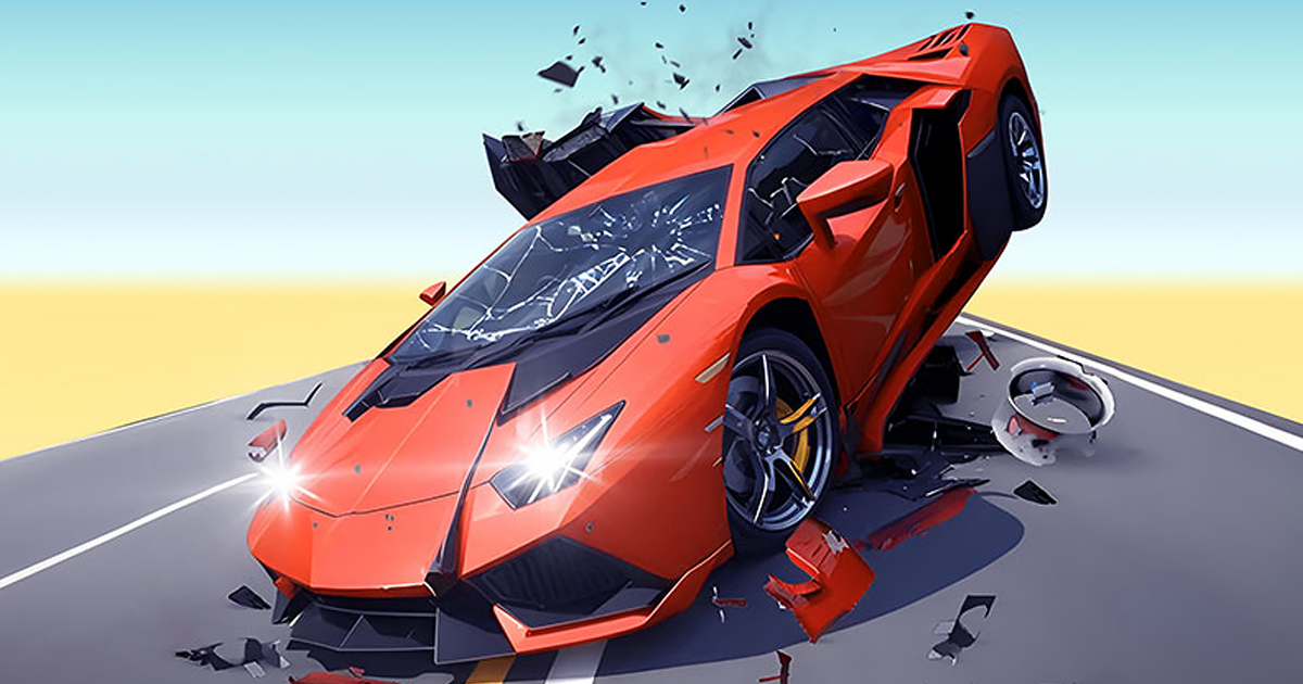 Hyper Cars Ramp Crash Cover